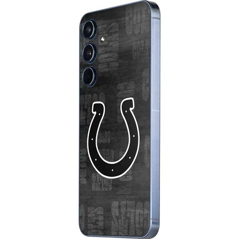 NFL Indianapolis Colts Black & White Galaxy A55 5G Skin
